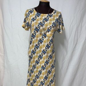 Lularoe Disney Donald Duck sleeping high low dress